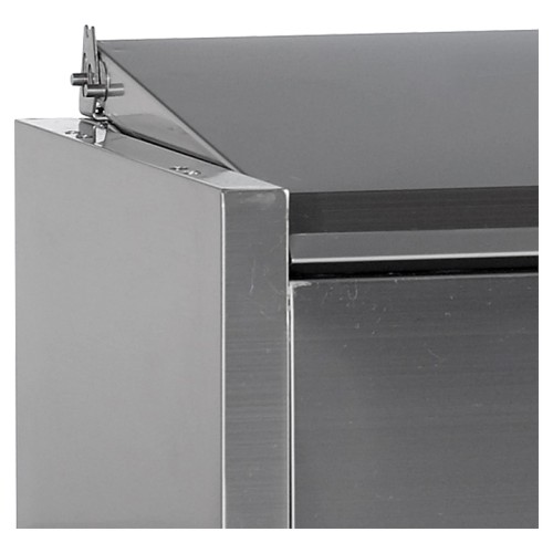 Витрина холодильная настольная TEFCOLD VK38-160 S/S LID