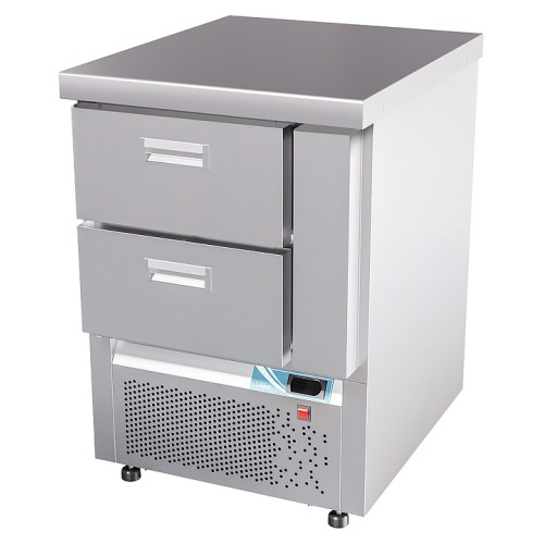 Стол холодильный Abat СХС-70Н (2 ящика 1/2, без борта)