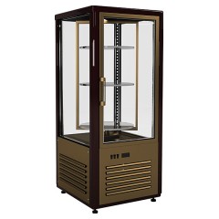 Витрина кондитерская Carboma D4 VM 120-2 (R120Cвр Люкс, коричнево-золотой)
