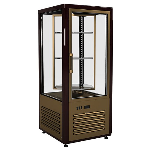 Витрина кондитерская Carboma D4 VM 120-2 (R120Cвр Люкс, коричнево-золотой)