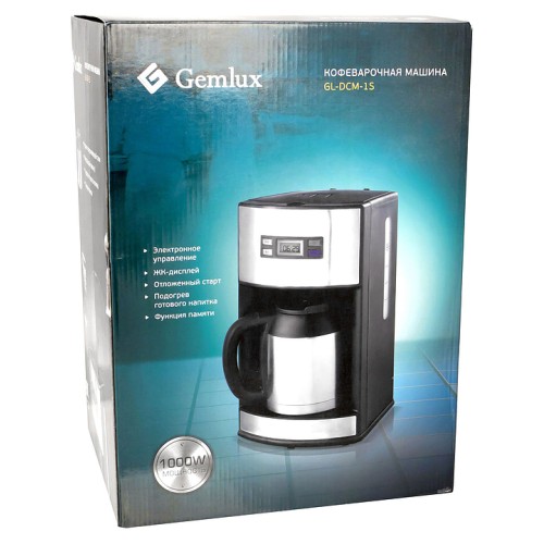 Кофеварка Gemlux GL-DCM-1S