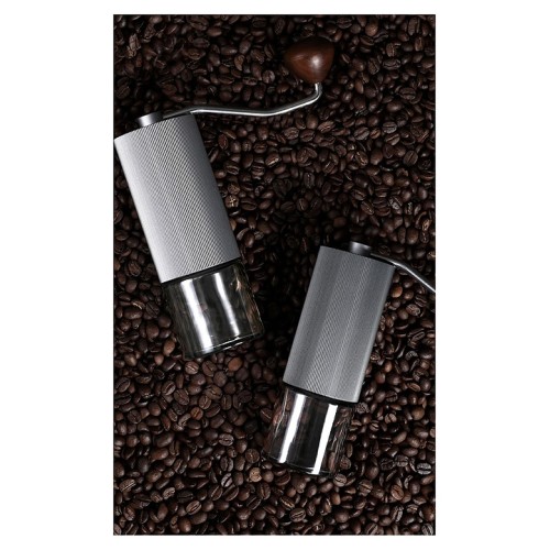 Кофемолка механическая ZeroHero S02 серая