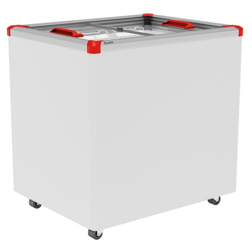 Ларь морозильный Frostor GELLAR FG 250 C V25 (алюминий) красный (R290)