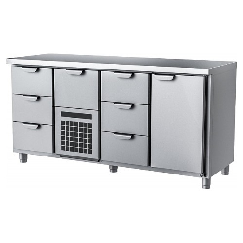 Стол холодильный HappyChef TC GH 3-CBR-3-1