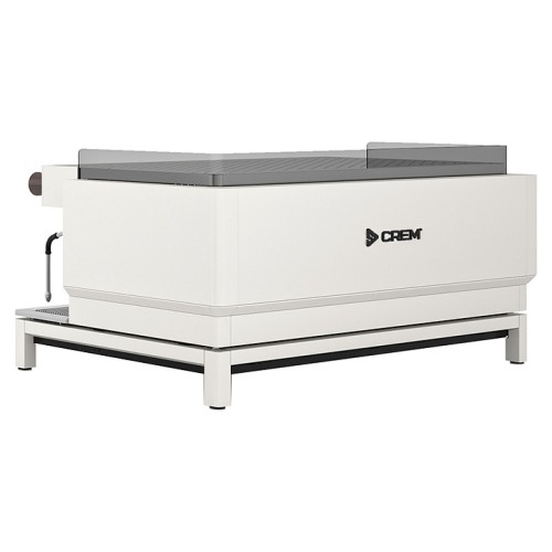 Кофемашина Crem EX3 3GR Display TA белая, высокие группы, грецкий орех