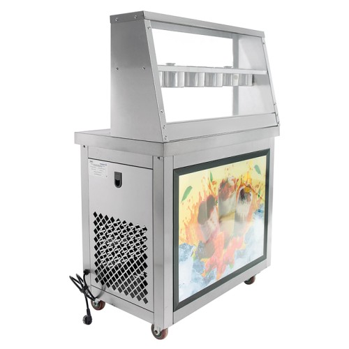 Фризер для жареного мороженого Foodatlas KCB-2Y (контейнеры, световой короб, 2 компрессора)