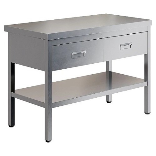 Стол производственный закрытый Restoinox СПЯ-12/7-П