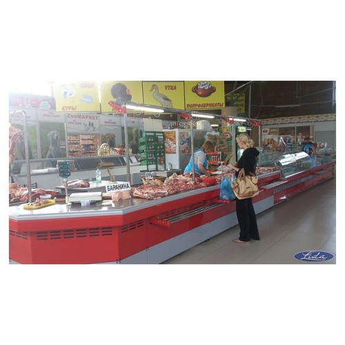 Стол холодильный Lida S-1 (1200х1200х900 мм) встроенный холод, угловой внутренний