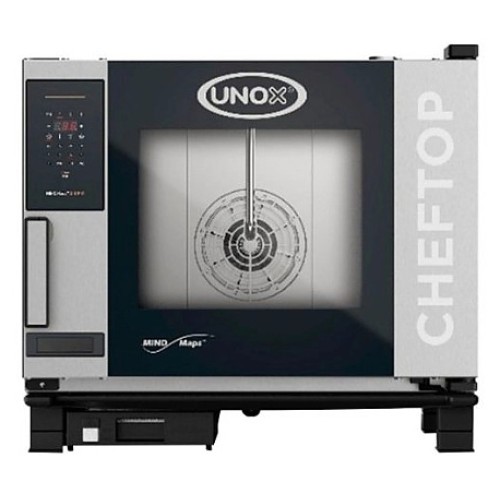 Пароконвектомат UNOX XEVC-0511-GPLM газ, петли справа