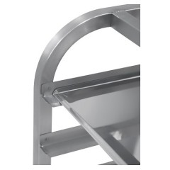 Тележка-шпилька для противней Luxstahl ТШГ-6 (600x400) нерж.