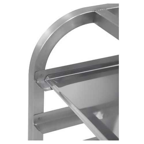 Тележка-шпилька для противней Luxstahl ТШГ-6 (600x400) нерж.