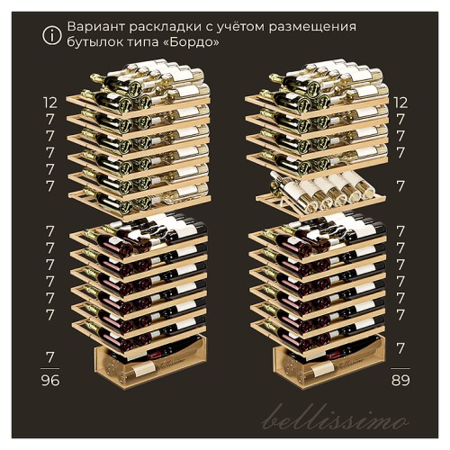 Шкаф винный MEYVEL MV95-KST2 (Slim)