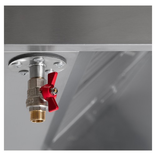 Зонт вытяжной пристенный Luxstahl ЗКП 1000х1000 коробчатый