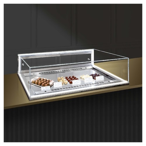 Встраиваемая угловая кондитерская витрина Finist Glassier GС-15/6/3