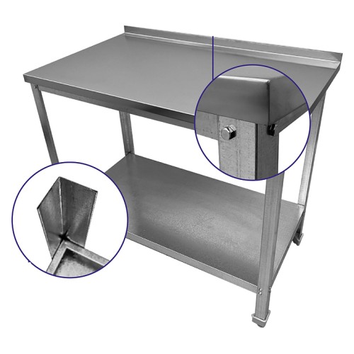 Стол производственный Abresto НСРБ-12070-УОПО