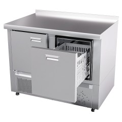 Стол морозильный Abat СХН-70Н-01 (дверь, ящик 1, борт)