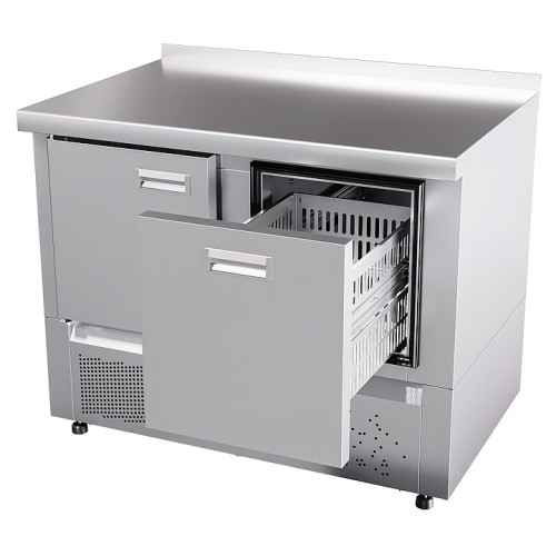 Стол морозильный Abat СХН-70Н-01 (дверь, ящик 1, борт)