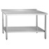 Стол производственный Abat СПРП-6-5 каркас из нерж. стали, с полкой