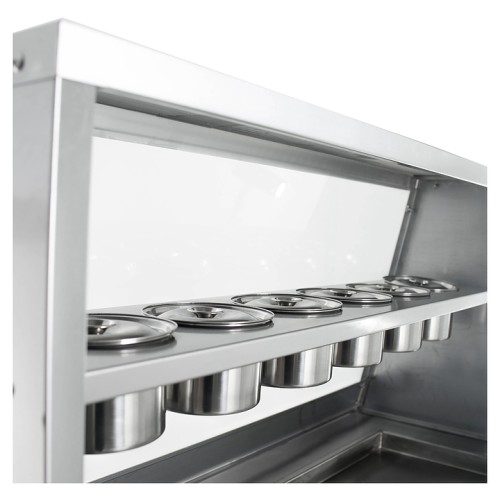 Фризер для жареного мороженого Foodatlas KCB-1F (контейнеры, стол для топпингов)