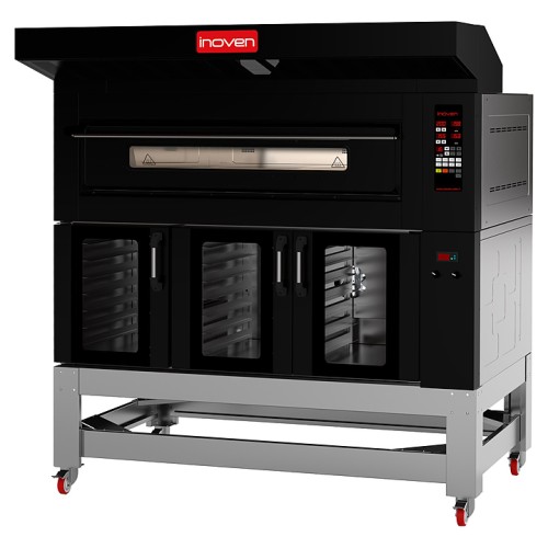 Печь подовая газовая Inoven Montania 1 120X80/1S (с расстоечным шкафом)