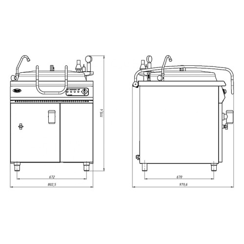 Котел пищеварочный Grill Master Ф3КпЭ 100 литров