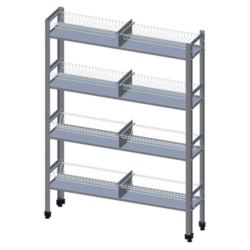 Стеллаж кухонный VIATTO ПКТ-4-Н-ЮТ