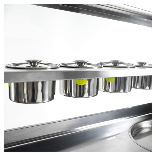 Фризер для жареного мороженого Foodatlas KCB-1Y (контейнеры, стол для топпингов, система контроля температуры)