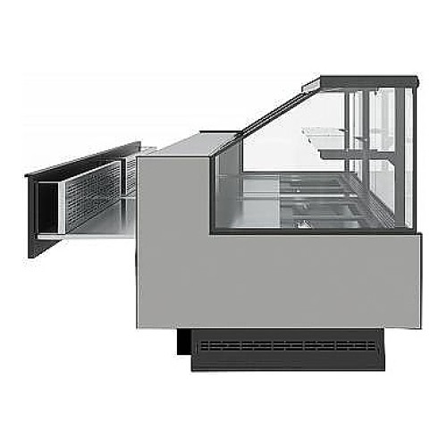 Витрина холодильная Carboma Bavaria 4 GC110 VM 2,0-1 версия 2.0 выдвижные поддоны 9006-9005 (без боковин)