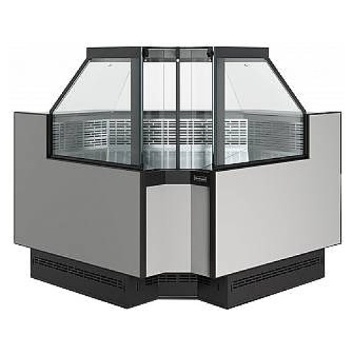 Витрина холодильная Carboma Bavaria 4 GC110 VM 6-1 версия 2.0 (внутренний угол) 9006-9005 (без боковин)
