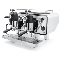 Кофемашина Sanremo OPERA 2GR высокие гр., стальная-белая, внешняя помпа