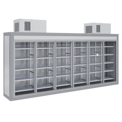 Камера холодильная POLAIR КХН-4.77 (4060x760x2200) со стеклянным фронтом стандартного типа