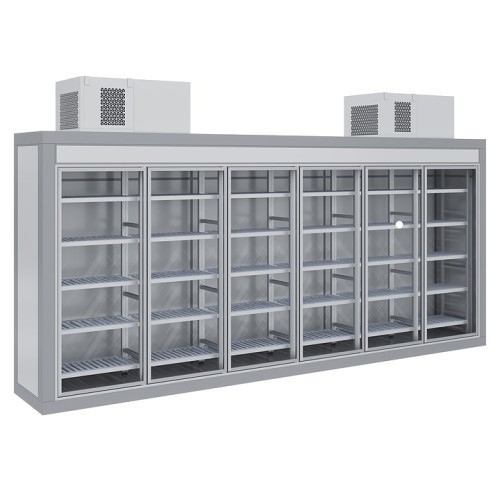 Камера холодильная POLAIR КХН-4.77 (4060x760x2200) со стеклянным фронтом стандартного типа