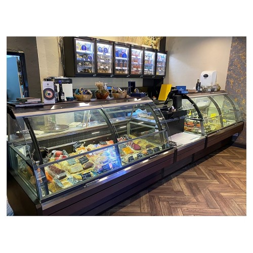 Витрина холодильная Lida Midi-1 SU (2410х1220х1250 мм), встроенный агрегат