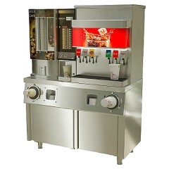 Стол-тумба с диспенсерами для стаканов ATESY СТД-2/1200-2