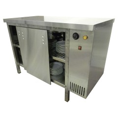 Стол тепловой ЦМИ Профи СТТпДКС-100/70 (двери-купе, сквозной, без борта)