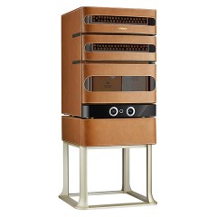 Шкаф для сигар Afidano L3 коньячная кожа