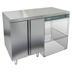 Стол закрытый HICOLD НБМСЗКП-12/5П с правым крылом