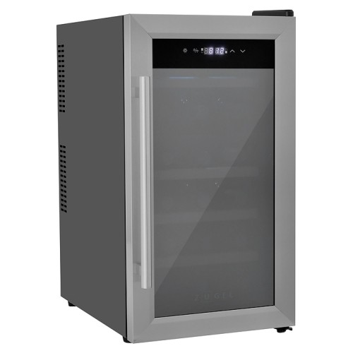 Винный шкаф Zugel ZTWF182DX нержавеющая сталь
