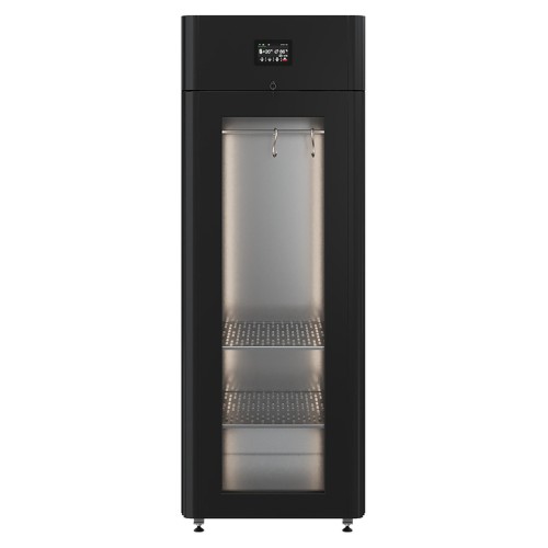 Шкаф холодильный POLAIR CS107-Meat стеклянная дверь, черный, тип 1