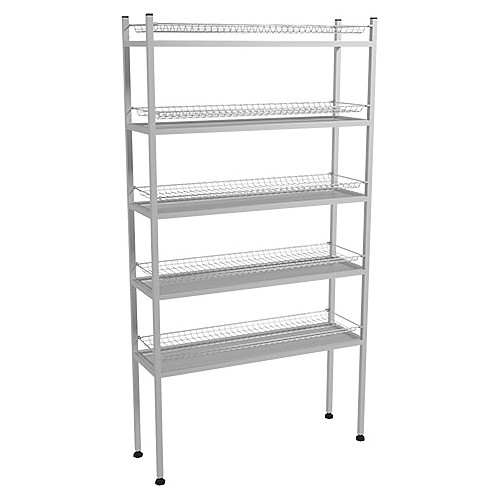 Стеллаж для стаканов ПищТех Стандарт СКСН-5КС