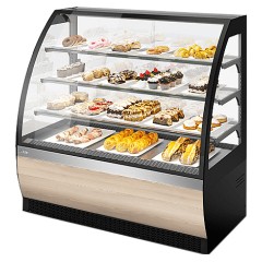 Витрина кондитерская Chilz VETE 130 серый, ясень наварра