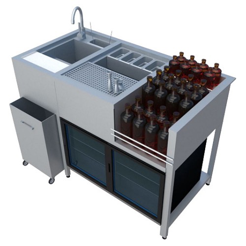 Станция коктейльная BARMADE Грезы Гарри Джонсона (1350х700х900 мм)