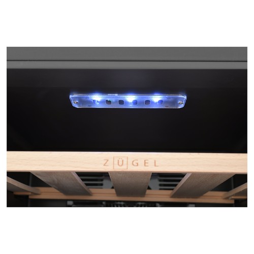 Винный шкаф TESLER WCV-120 SILVER серебристый