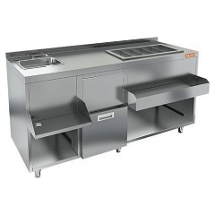 Барная станция HICOLD НБМКС-15/5БПК (с бортом, без ящика)