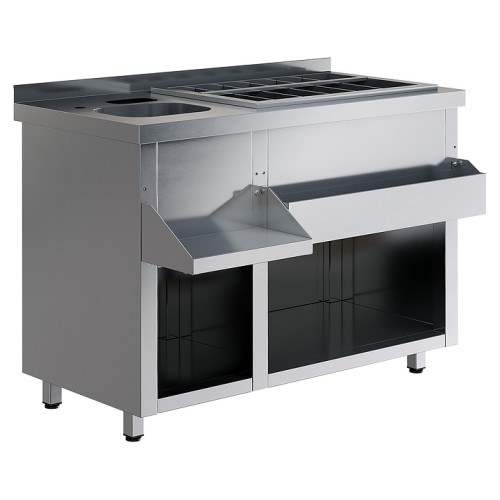 Барная станция Restoinox БСЗ1-12/6-01 без ящиков