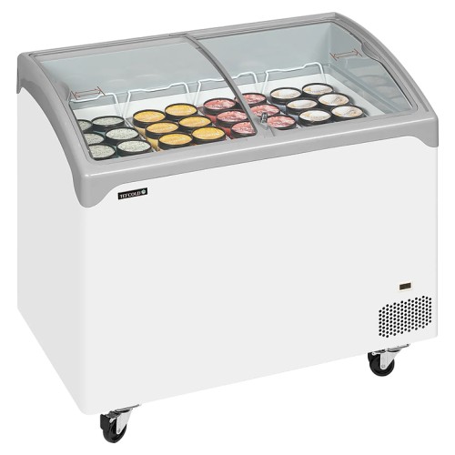 ЛАРЬ МОР.СО СТЕКЛ.КРЫШ.TEFCOLD NIC301SCEB