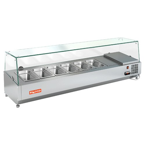 Витрина холодильная HICOLD VRTG 1525 (1/4)