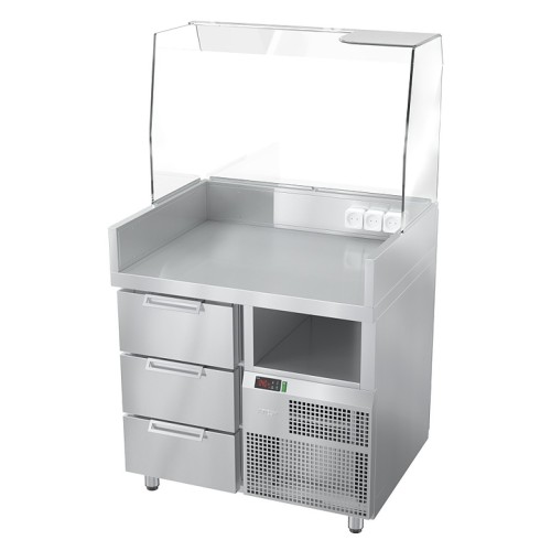 Станция для бургеров и хот-догов ATESY Бавария БХС - 900.700-02 плюс