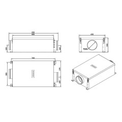 Установка приточная Ventmachine Orange 600 G3 (GTС, фаза 3)