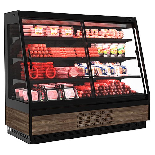 Горка холодильная Carboma F16-08 VV 1,9-1 0300 STANDARD фронт X1 версия 2.0 9006-9005